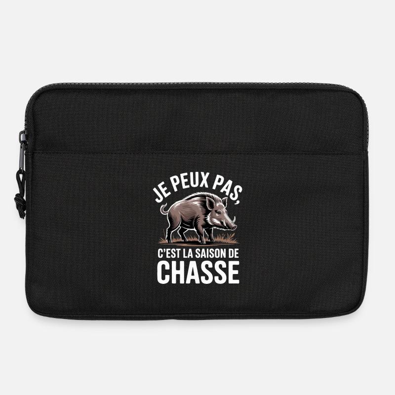Ich kann nicht, es ist Jagdsaison - Laptoptasche 13" - Schwarz