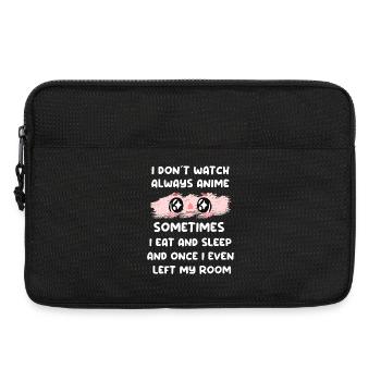 Anime - Sacoche pour ordinateur portable 13 pouces - noir - Devant