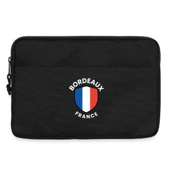 Bordeaux France Shield Design - Laptop bag 13" - black - Front