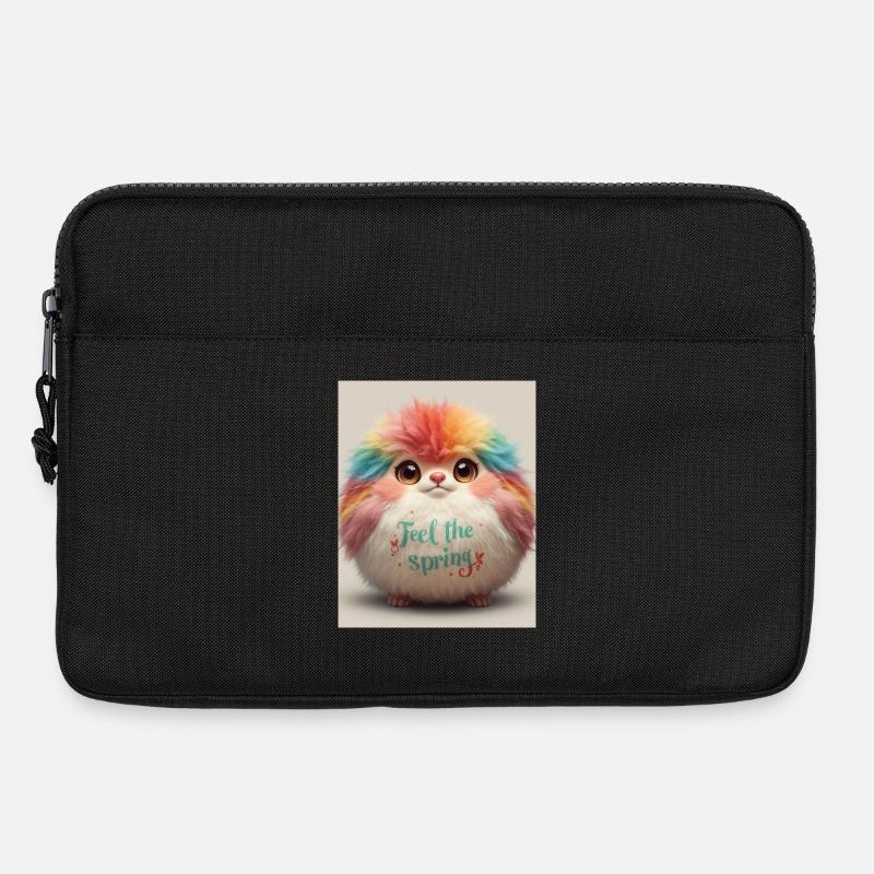 Fühle das Frühlingsplüsch-Tier - Laptoptasche 13" - Schwarz