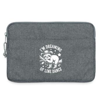 Faultier  LineDance Traum - Laptoptasche 13" - Grau meliert - Vorne