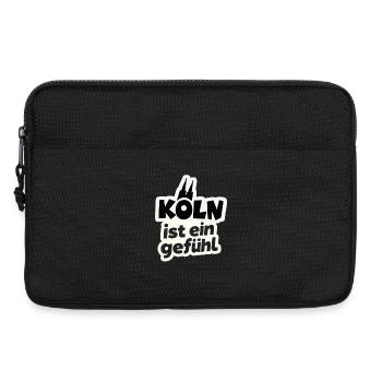 Cologne is a feeling Cologne cathedral - Laptop bag 13" - black - Front