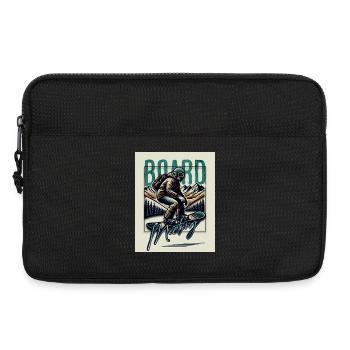 Snowboarding Board Meeting - Laptoptasche 13" - Schwarz - Vorne