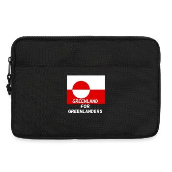 Le Groenland pour les Groenlandais - Sacoche pour ordinateur portable 13 pouces - noir - Devant