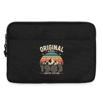 février 1983 – Légende des sommets et montagnes - Sacoche pour ordinateur portable 13 pouces - noir - Devant