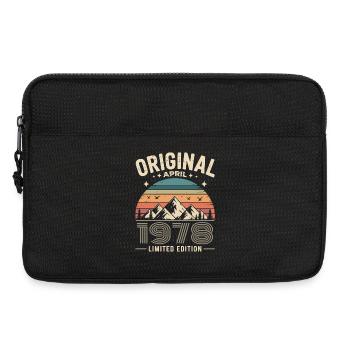 février 1978 – Légende des sommets et montagnes - Sacoche pour ordinateur portable 13 pouces - noir - Devant