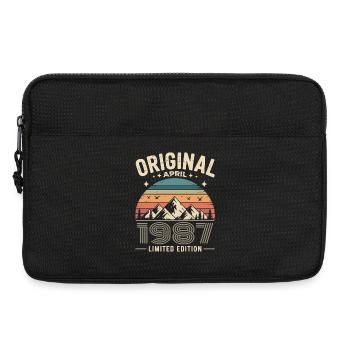 février 1987 – Légende des sommets et montagnes - Sacoche pour ordinateur portable 13 pouces - noir - Devant