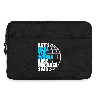 Heal The World - Laptop bag 13" - black - Front
