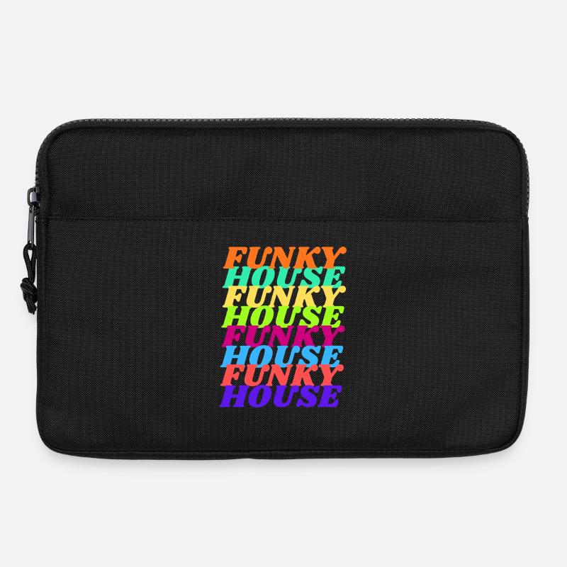 Funky House Vibes - Laptoptasche 13" - Schwarz