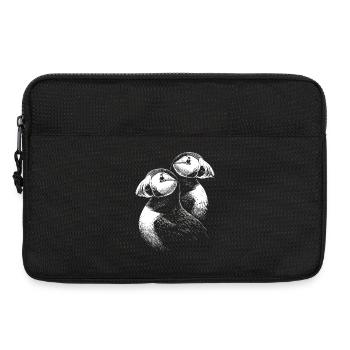 Papageitaucher - Laptoptasche 13" - Schwarz - Vorne