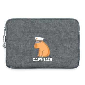 Capybara Capibara - Laptoptasche 13" - Grau meliert - Vorne