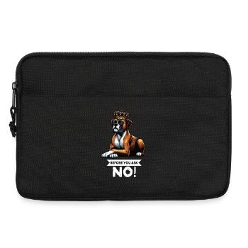 Before You Ask Boxer Boxer Owner Boxer Lovers - Laptop bag 13" - black - Front