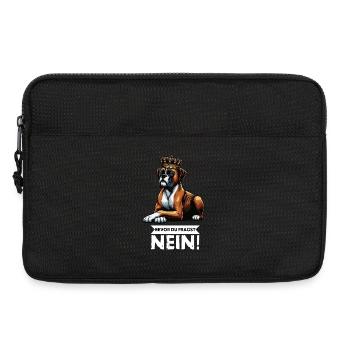Avant que vous ne demandiez, sans boxer Boxer Boxer Boxer Boxer Dog - Sacoche pour ordinateur portable 13 pouces - noir - Devant