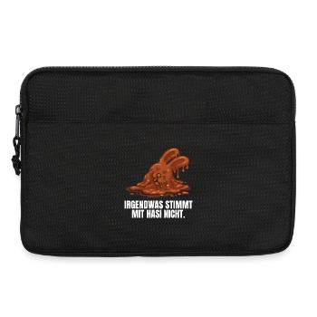 Chocolate bunny Easter - Laptop bag 13" - black - Front