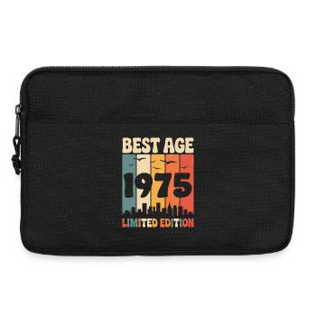 1975 Retro Geburtstag 1975 Vintage 1975 - Laptoptasche 13" - Schwarz - Vorne