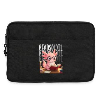 Mignon Axolotl Kawaii Amoureux des Axolotls - Sacoche pour ordinateur portable 13 pouces - noir - Devant