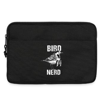 For Nerdy Bird Nerd Lover Birdwatchers - Laptop bag 13" - black - Front
