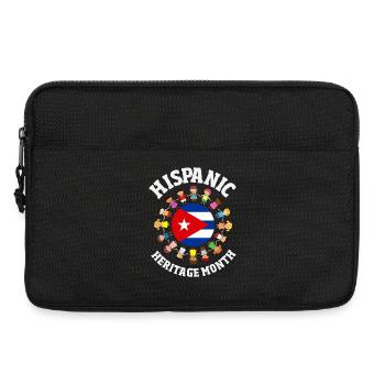 Kuba Stolz & Heimat - Cuba Flagge Design - Laptoptasche 13" - Schwarz - Vorne