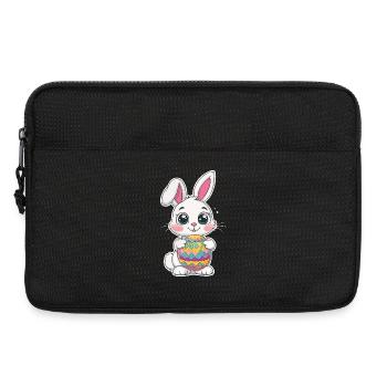 Lapin mignon lapin de Pâques mignon lapin de Pâques - Sacoche pour ordinateur portable 13 pouces - noir - Devant