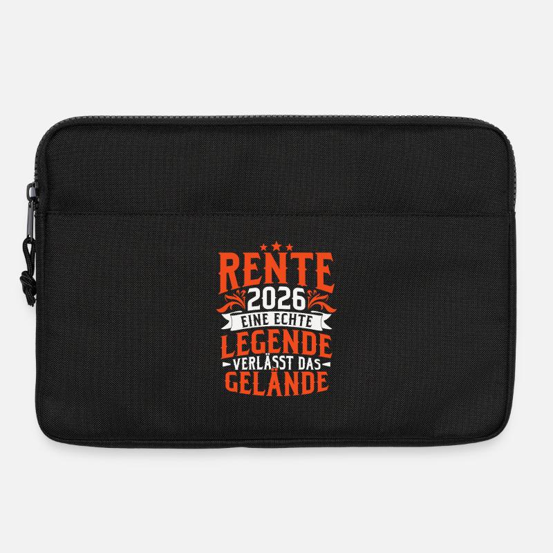 Rente 2026 Renter Ruhestand Geschenk - Laptoptasche 13" - Schwarz