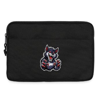 Werwolf mit roten Krallen - Laptoptasche 13" - Schwarz - Vorne