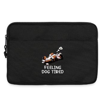 Feeling Dog Tired Berner Sennenhund Sennenhunde  - Laptoptasche 13" - Schwarz - Vorne