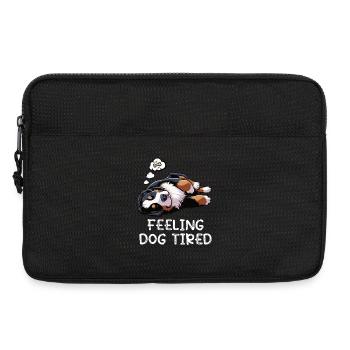 Feeling Dog Tired Berner Sennenhund Sennenhunde  - Laptoptasche 13" - Schwarz - Vorne