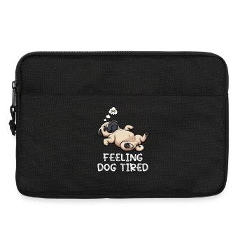 Feeling Dog Tired Pug Pugs Pug Owner Pug Dog - Laptop bag 13" - black - Front