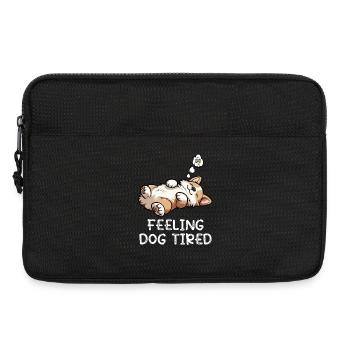 Feeling Dog Tired Corgi Corgis Welsh Corgi - Laptop bag 13" - black - Front