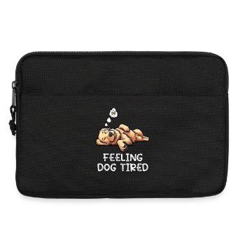 Feeling Dog Tired Golden Retriever Goldie Goldies - Laptoptasche 13" - Schwarz - Vorne