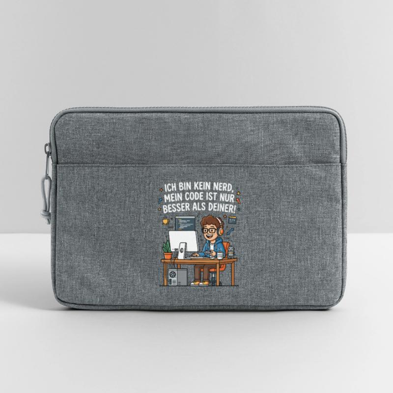Coder Humor Programmierer Spruch Laptoptasche 13"