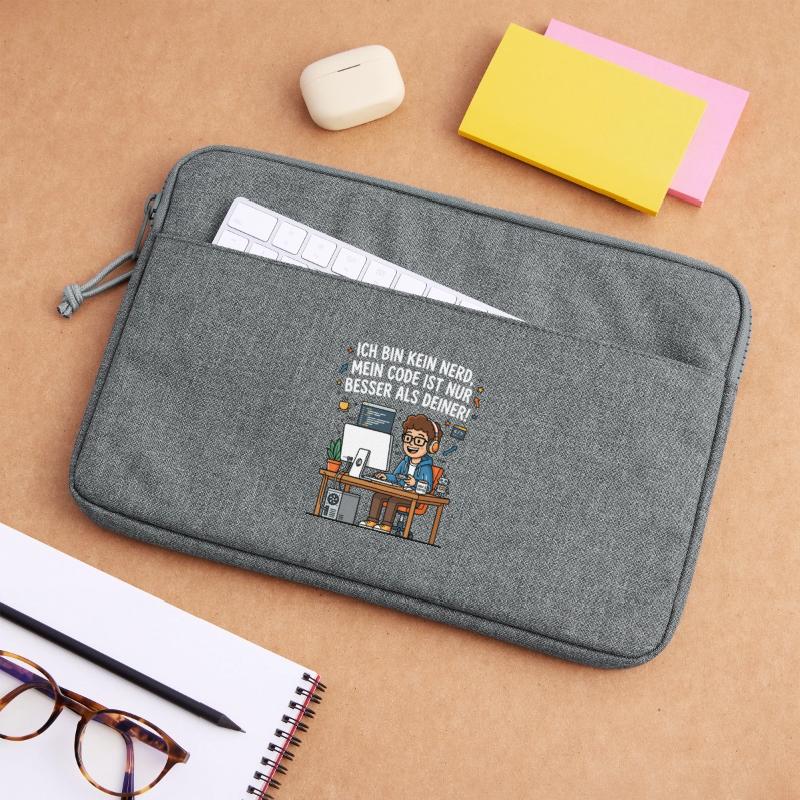 Coder Humor Programmierer Spruch Laptoptasche 13"