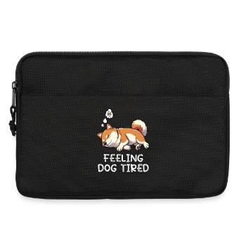 Se sentir fatigué Shiba Inu Shiba Propriétaire Shiba - Sacoche pour ordinateur portable 13 pouces - noir - Devant