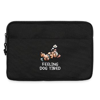 Feeling Dog Tired Yorkshire Terrier Yorkie Yorkies - Laptoptasche 13" - Schwarz - Vorne