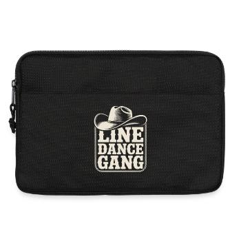 Line Dance Gang Cowboy Country - Laptop bag 13" - black - Front