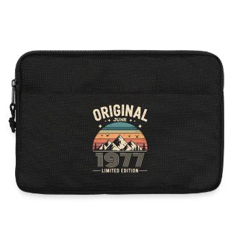 juin 1977 – Légende des sommets et montagnes - Sacoche pour ordinateur portable 13 pouces - noir - Devant