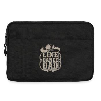 Line Dance Dad Cowboy Flair - Laptoptasche 13" - Schwarz - Vorne