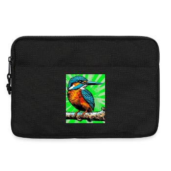 martin-pêcheur - Sacoche pour ordinateur portable 13 pouces - noir - Devant