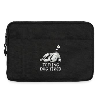 Feeling Dog Tired Irischer Wolfshund Wolfshunde - Laptoptasche 13" - Schwarz - Vorne