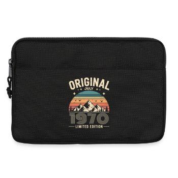 juillet 1970 – Légende des sommets et montagnes - Sacoche pour ordinateur portable 13 pouces - noir - Devant