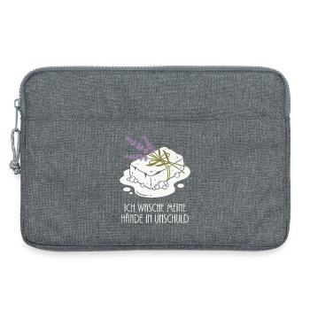 Savons Mousse Lavande Hobby - Sacoche pour ordinateur portable 13 pouces - gris chiné - Devant