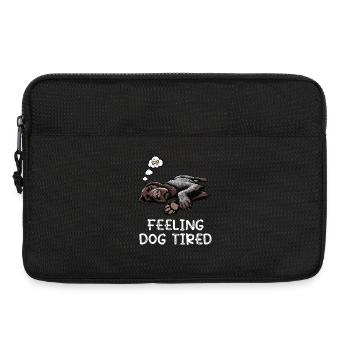 Feeling Dog Tired Deutsch Drahthaar drahthaar hund - Laptoptasche 13" - Schwarz - Vorne