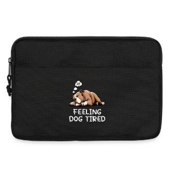 Feeling Dog Tired American_Bully Bully Owner - Laptop bag 13" - black - Front