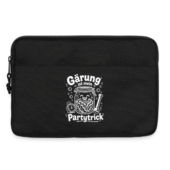Ferment Fan mit Küchenhumor - Laptoptasche 13" - Schwarz - Vorne