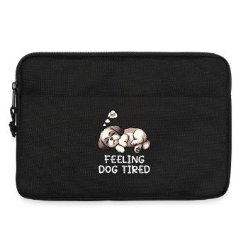 Feeling Dog Tired Shih Tzu Shih tzus Shih tzu Hund - Laptop bag 13" - black - Front