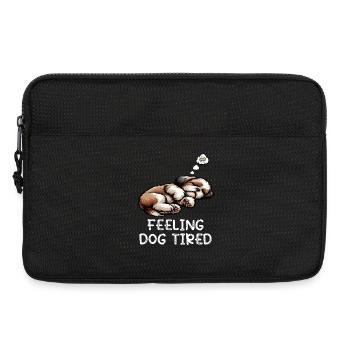 Feeling Dog Tired Shih Tzu Shih tzus Shih tzu Hund - Laptop bag 13" - black - Front