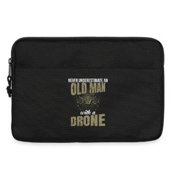 Drone Drone Pilote Drone Quadricoptère Cadeau - Sacoche pour ordinateur portable 13 pouces - noir - Devant