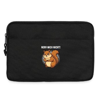Nerv Mich Nicht Eichhörnchen Eichhorn Nagetier - Laptoptasche 13" - Schwarz - Vorne