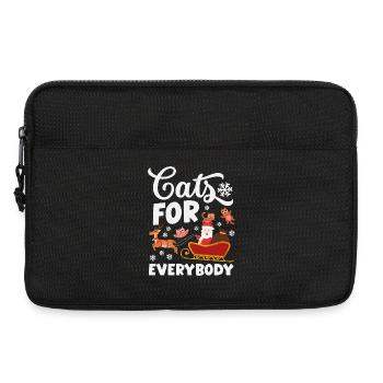 Drôle de t-shirt de Noël cadeau de Noël - Sacoche pour ordinateur portable 13 pouces - noir - Devant