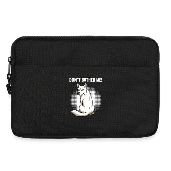 Don't Bother Me White Shepherd - Laptop bag 13" - black - Front